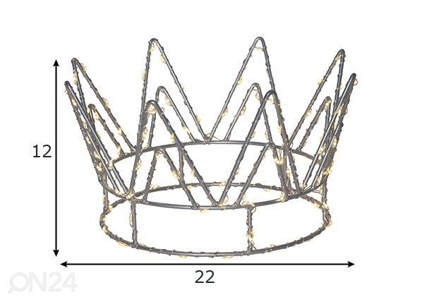 Декорация Crown размеры
