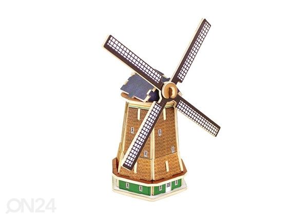 Деревянная головоломка 3D Голландская ветряная мельница