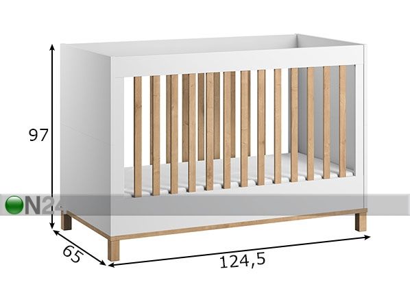 Детская кроватка Altitude 60x120 см размеры