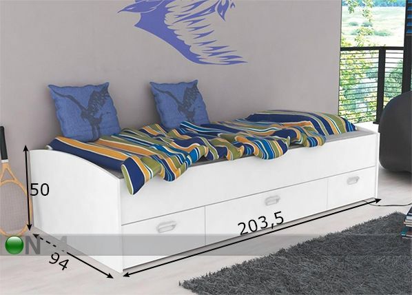 Детская кровать 90x200 cm размеры