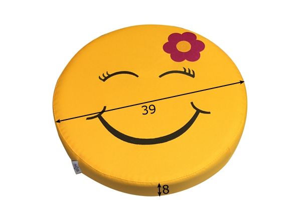 Детская подушка для сидения Smiley Flower, 6 шт размеры