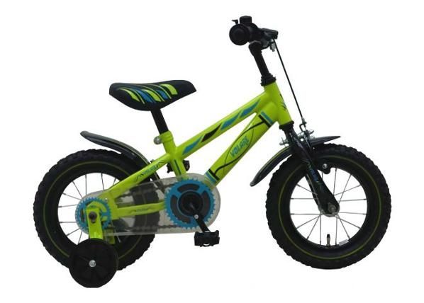 Детский велосипед Electric зелёный 12 дюймов Yipeeh