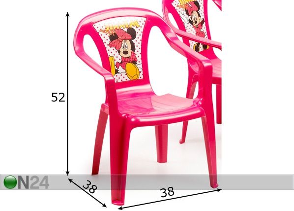 Детский стул Disney Minni размеры
