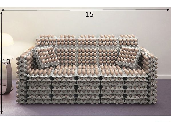 Диван-кровать ’Relax & Lay Eggs’ размеры