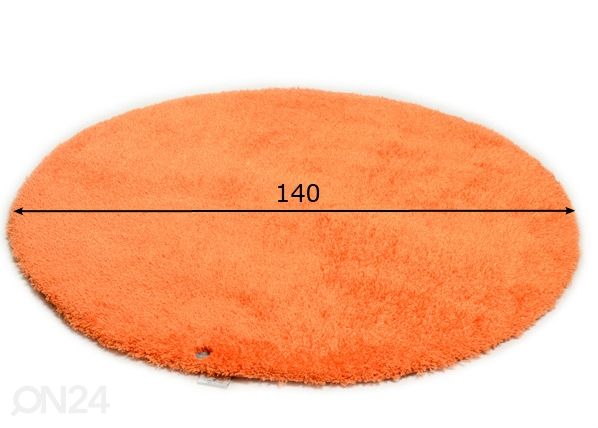 Длинношёрстый ковёр Soft Uni Ø140 cm размеры