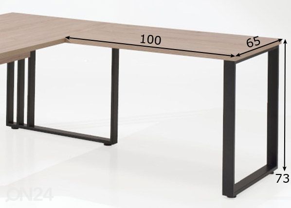 Дополнительный рабочий стол Rio1 размеры