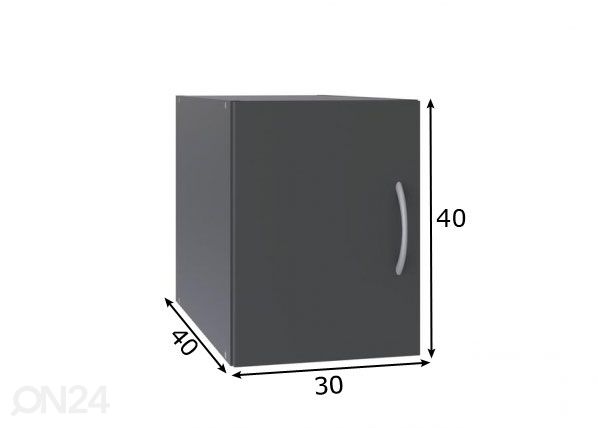 Дополнительный шкаф MRK 501 30 cm размеры