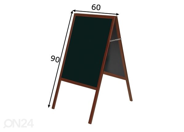 Доска для мела Bi-office 60x90 cm размеры