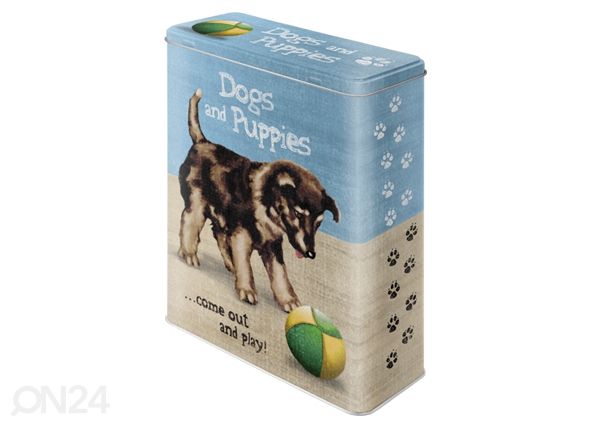 Жестяная коробка Dogs and Puppies 4 л