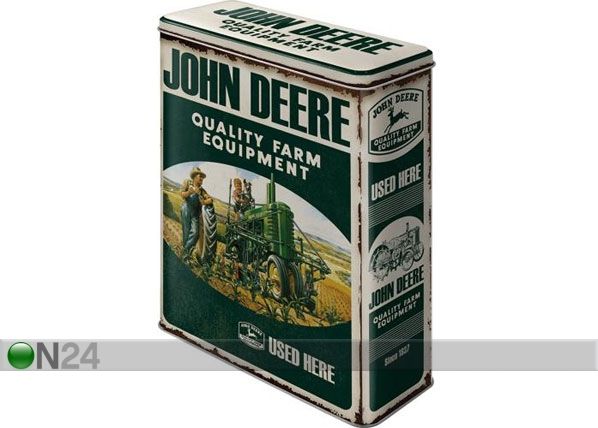 Жестяная коробка John Deere Quality Farm Equipment 4L