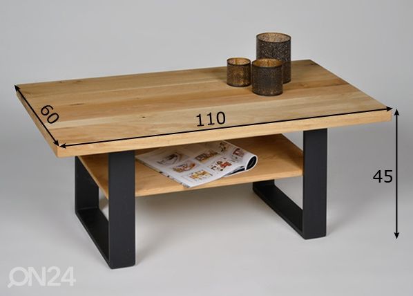 Журнальный стол Granada 110x60 cm размеры