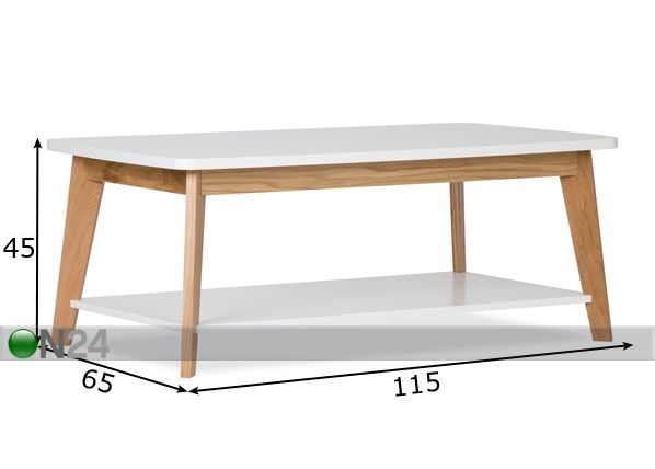 Журнальный стол Kensal Nordic Coffee Table размеры