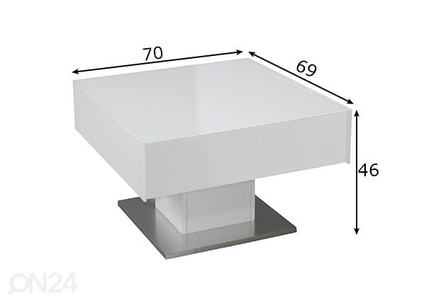 Журнальный стол Mix Box размеры
