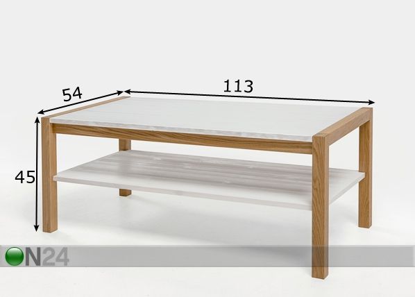 Журнальный стол Rely Coffee Table размеры