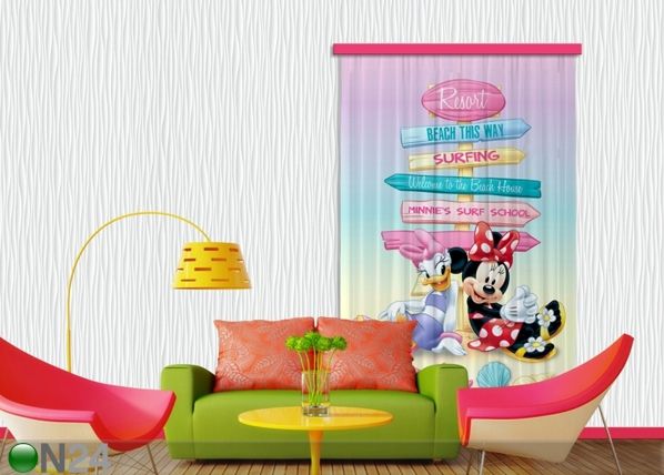 Затемняющая фотоштора Disney Daisy and Minnie I 140x245 см