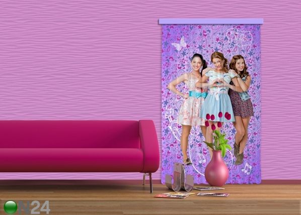 Затемняющая фотоштора Disney Violetta and friends 140x245 см