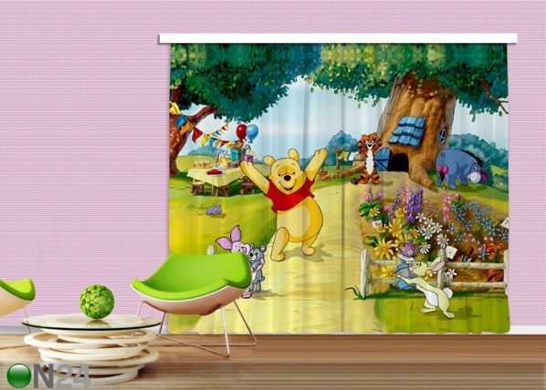 Затемняющее фотошторы Disney Winnie the Pooh 280x245 см