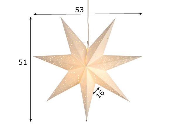 Звезда Sensy 53 cm размеры