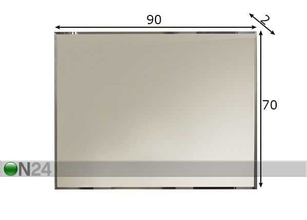 Зеркало настенная Frame размеры