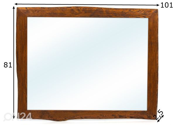 Зеркало 101x81 cm размеры