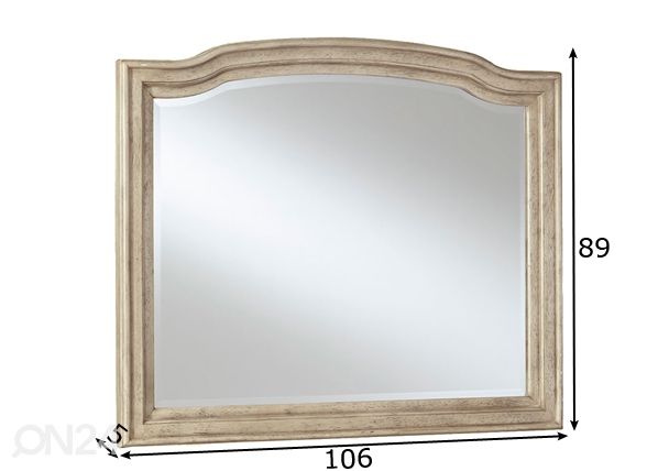 Зеркало 106x89 cm размеры