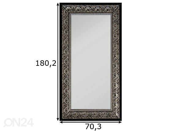 Зеркало 70,3x180,2 см размеры
