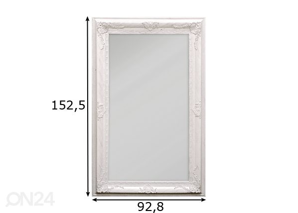 Зеркало Palermo 92,8x152,5 cm размеры
