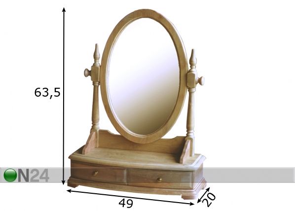 Зеркало Sevilla размеры