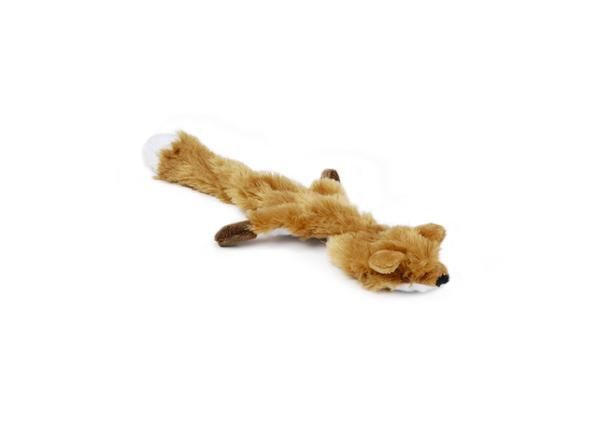 Игрушка для собак flatinos лиса 30 см коричневая
