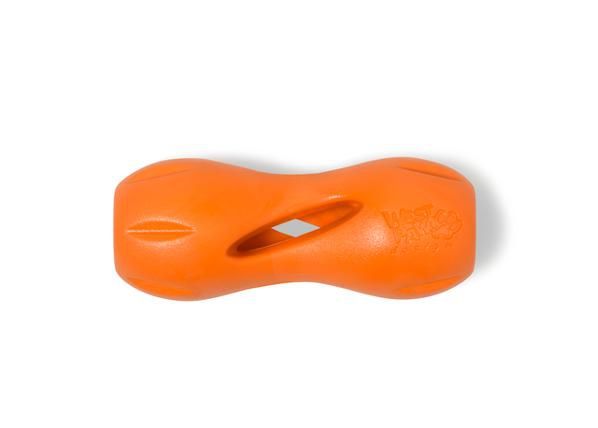 Игрушка для собак qwizl S 14 см оранжевая