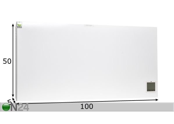 Инфракрасная панель отопления P750E, 750 Вт размеры