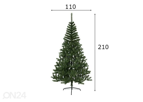 Искусственная елка Kanada 210 см размеры