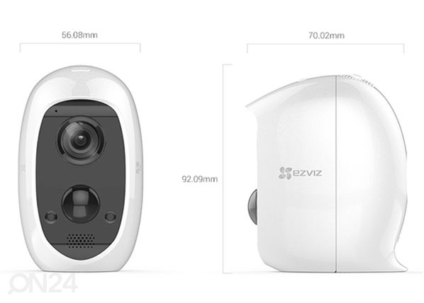 Камера видеонаблюдения Ezviz C3A размеры