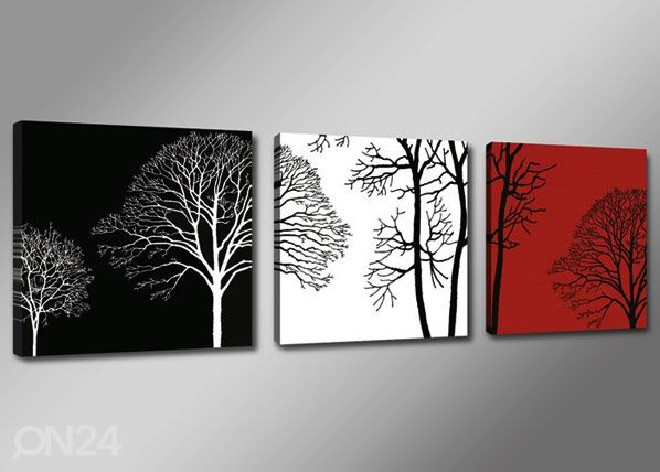 Картина из 3-частей Дерево