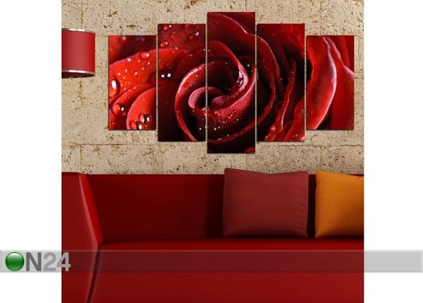 Картина из 5-частей Rose Motif 100x60 cm