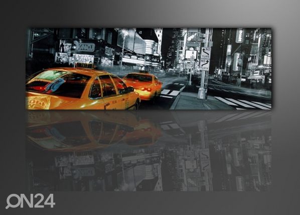 Картина New York takso 120x40 см