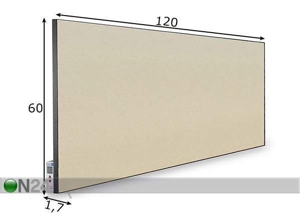 Керамическая инфракрасная панель для отопления 1000 Вт размеры