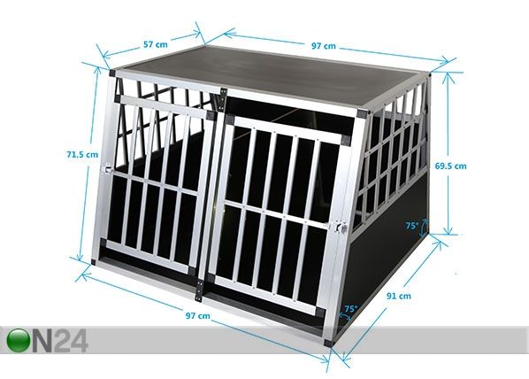 Клетка для транспортировки собак XL размеры