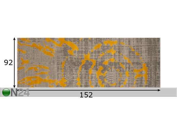 Ковер Abstract 92x152 cm размеры