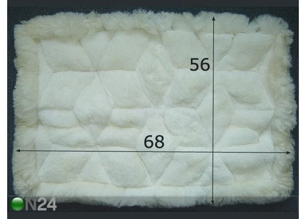 Ковёр Alpaka 68x56cm размеры