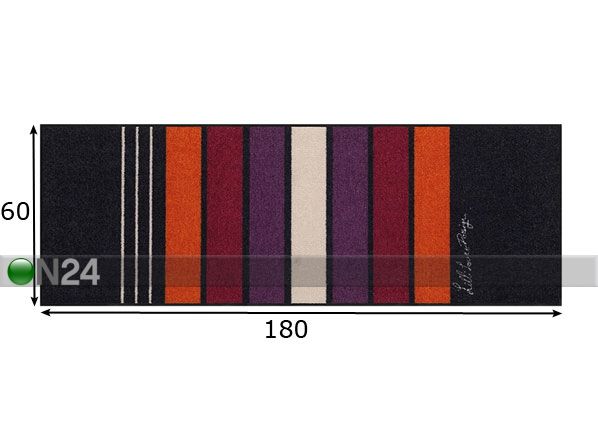 Ковер Block Stripes 60x180 cm размеры