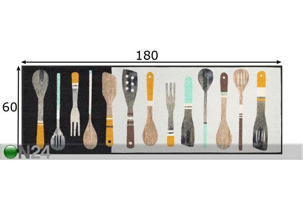 Ковер Cooking Tools 60x180 см размеры