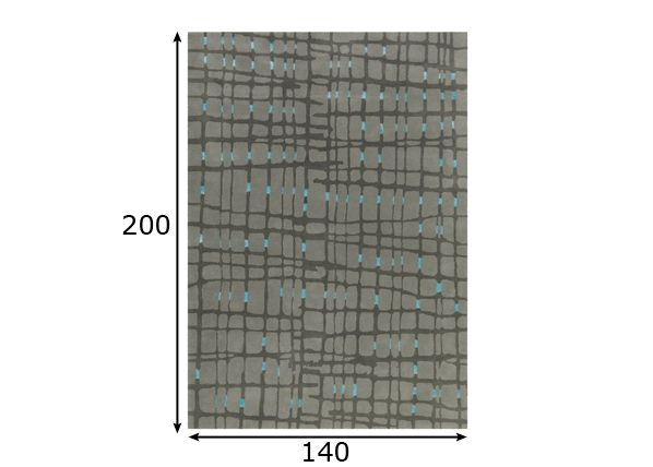 Ковер Grid 140x200 см размеры