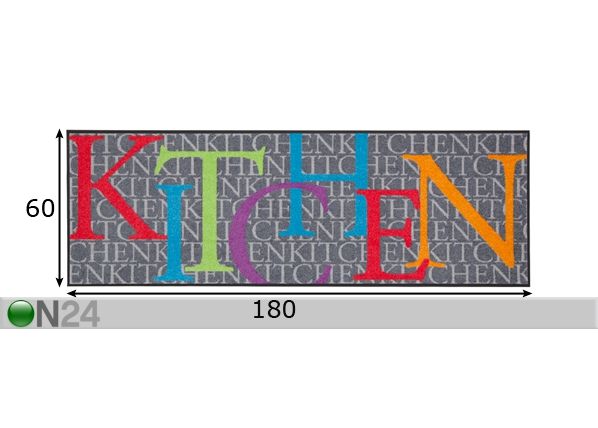 Ковер Kitchen 60x180 cv размеры