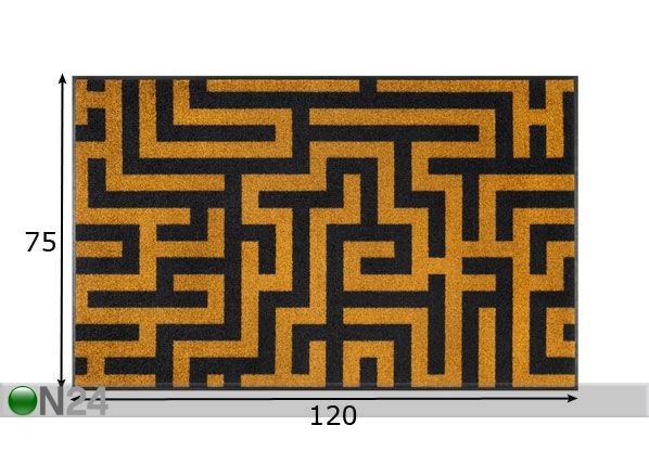 Ковёр Labyrinth 75x120 cm размеры