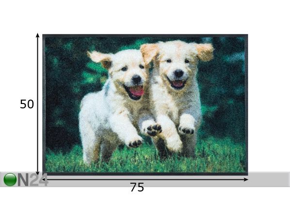 Ковер Lovely Dogs 50x75 cm размеры