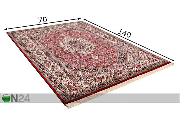 Ковер Meraj Silk Bidjar 70x140 см размеры