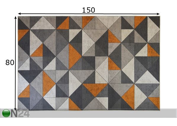 Ковер Shapes Grey Ochre размеры