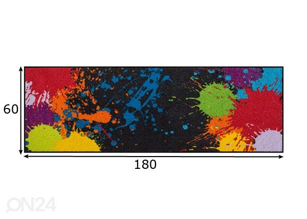 Ковер Splash 60x180 cm размеры