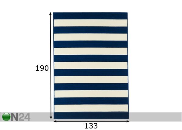 Ковер Stripes 133x190 cm размеры